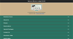 Desktop Screenshot of m.sprucemooselodge.com
